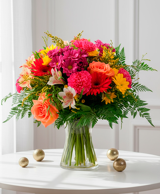 Ramos de flores silvestres coloridos