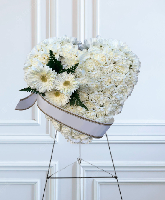 Corazón de Claveles al tanatorio