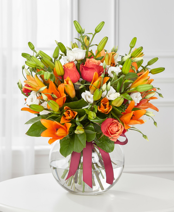 Ramo de Rosas y Lilium